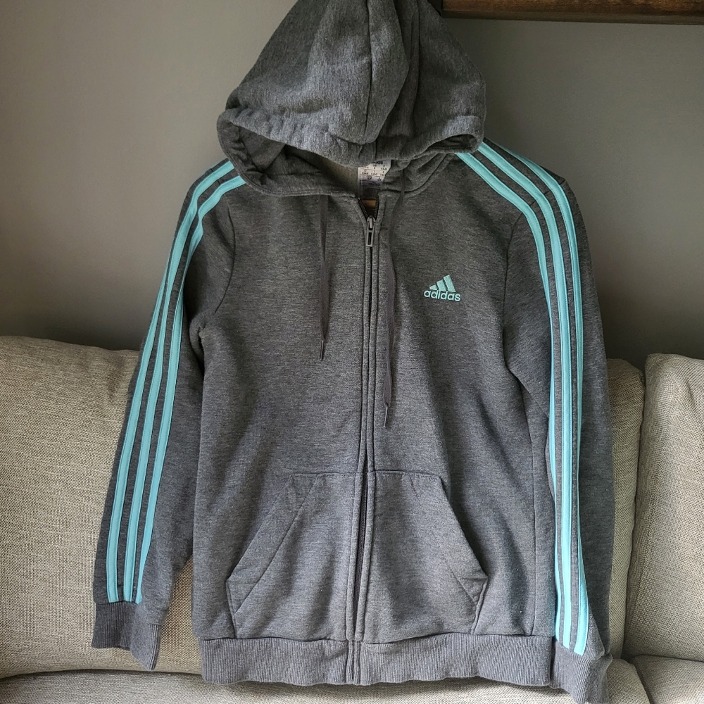 Adidas Athletic Jacket w/ Hood (zip-up)